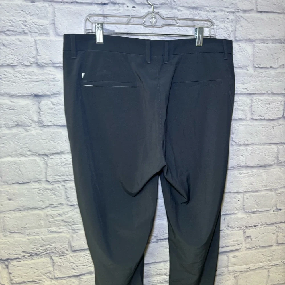 Primo Golf Mens 36 Regular Jogger Pants Performance Tapered Zip Ankle Gray